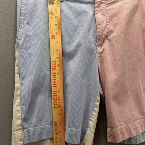 Vineyard Vines seersucker 
Breaker Shorts Colorblock, pockets, spring, Pastel - Picture 6 of 10